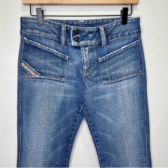 Diesel Flare Leg Hush D Jeans Size 29 Y2K style - Picture 2 of 7